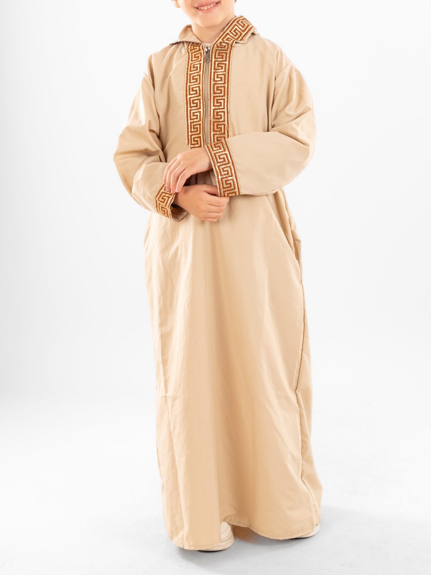 Moroccan Hooded Jellabiya For Kids
