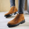 Men’s Suede Half Shoes
