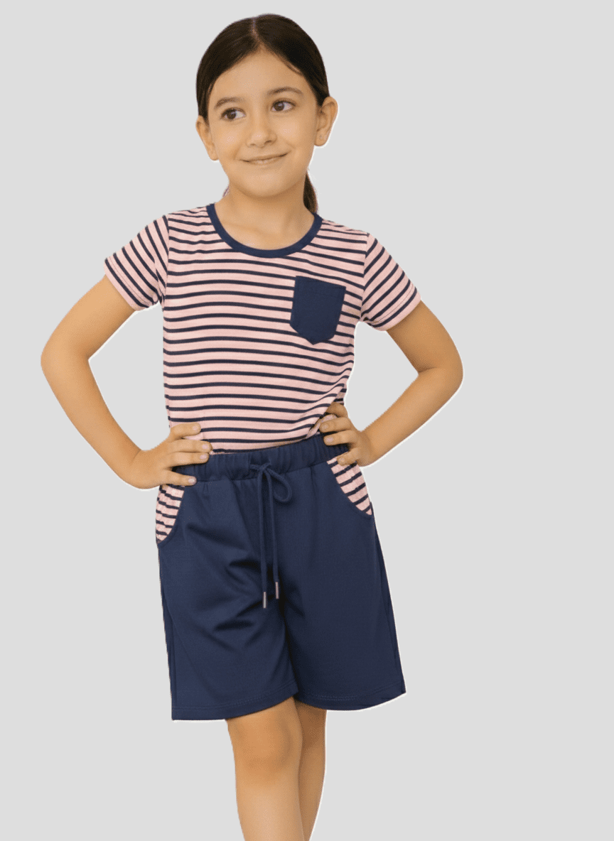 GIRL Casual Two-Piece Set